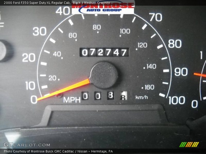 Black / Medium Graphite 2000 Ford F350 Super Duty XL Regular Cab