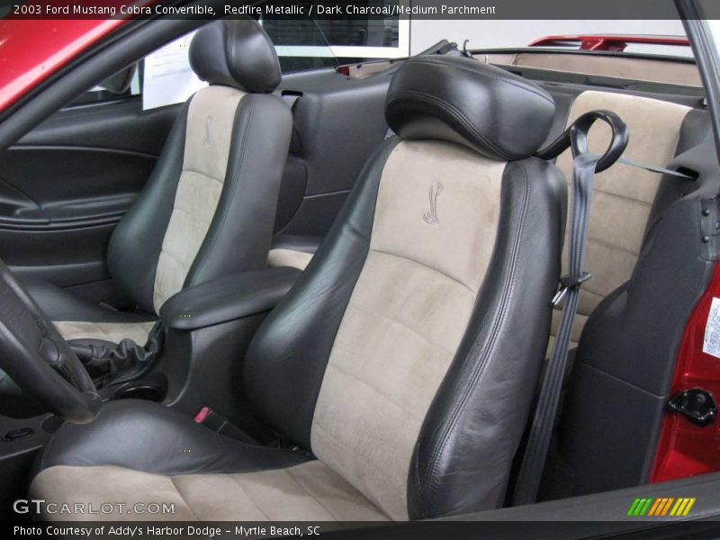 Redfire Metallic / Dark Charcoal/Medium Parchment 2003 Ford Mustang Cobra Convertible