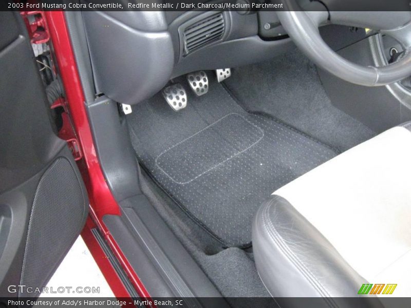 Redfire Metallic / Dark Charcoal/Medium Parchment 2003 Ford Mustang Cobra Convertible