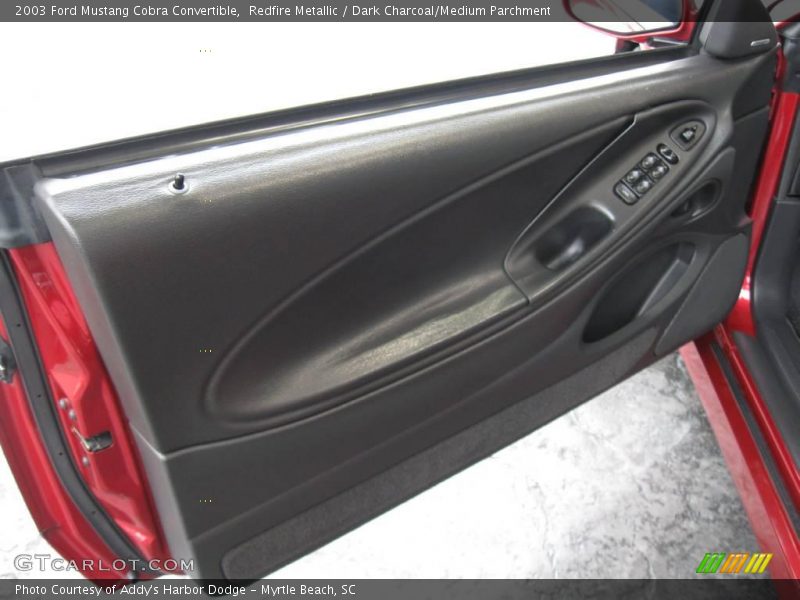 Redfire Metallic / Dark Charcoal/Medium Parchment 2003 Ford Mustang Cobra Convertible