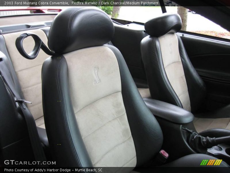 Redfire Metallic / Dark Charcoal/Medium Parchment 2003 Ford Mustang Cobra Convertible