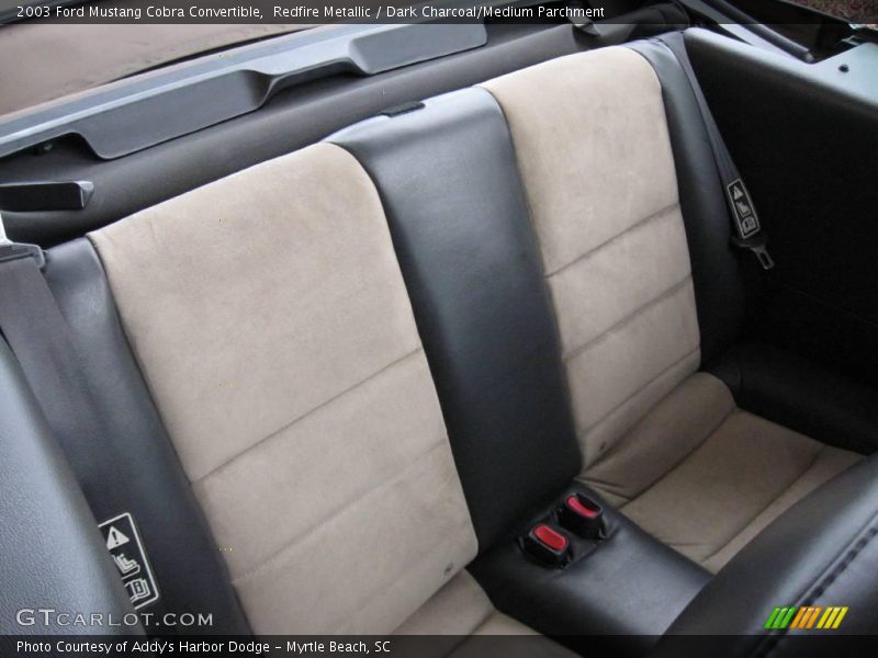 Redfire Metallic / Dark Charcoal/Medium Parchment 2003 Ford Mustang Cobra Convertible