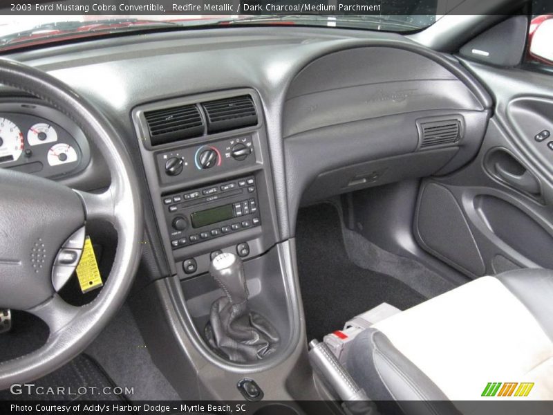 Redfire Metallic / Dark Charcoal/Medium Parchment 2003 Ford Mustang Cobra Convertible