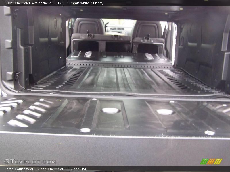 Summit White / Ebony 2009 Chevrolet Avalanche Z71 4x4