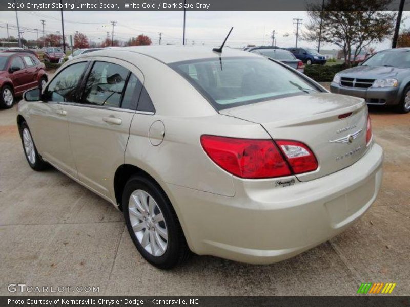 White Gold / Dark Slate Gray 2010 Chrysler Sebring Limited Sedan