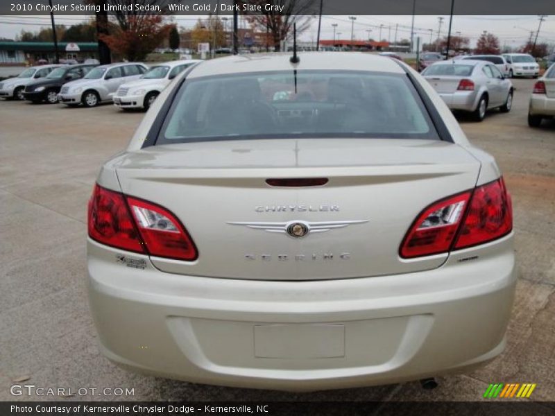 White Gold / Dark Slate Gray 2010 Chrysler Sebring Limited Sedan