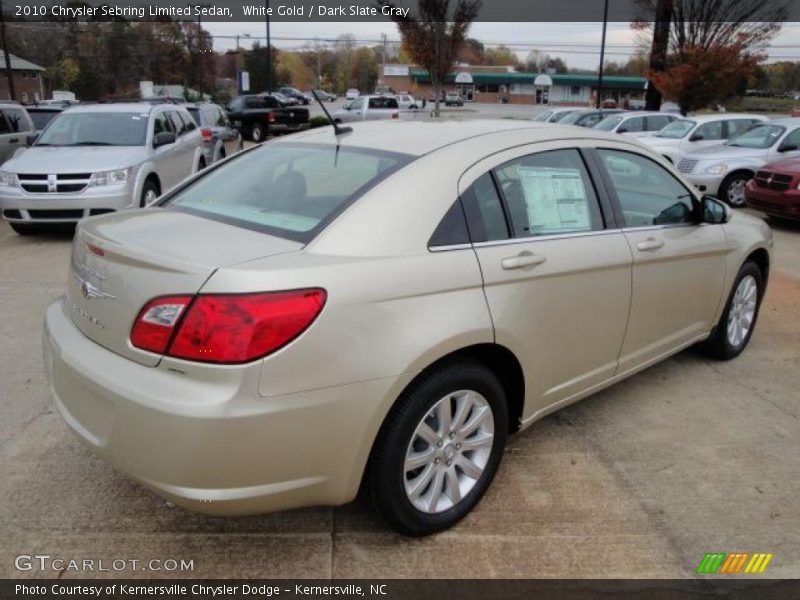 White Gold / Dark Slate Gray 2010 Chrysler Sebring Limited Sedan