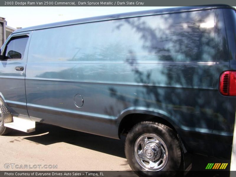 Dark Spruce Metallic / Dark Slate Gray 2003 Dodge Ram Van 2500 Commercial