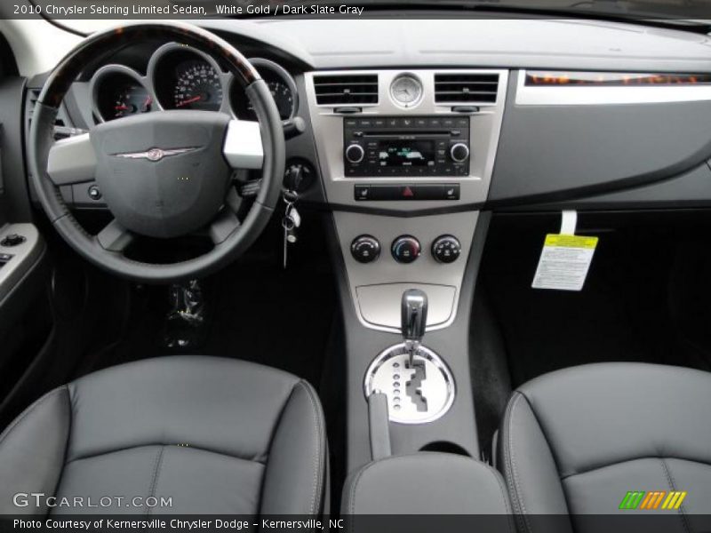 White Gold / Dark Slate Gray 2010 Chrysler Sebring Limited Sedan