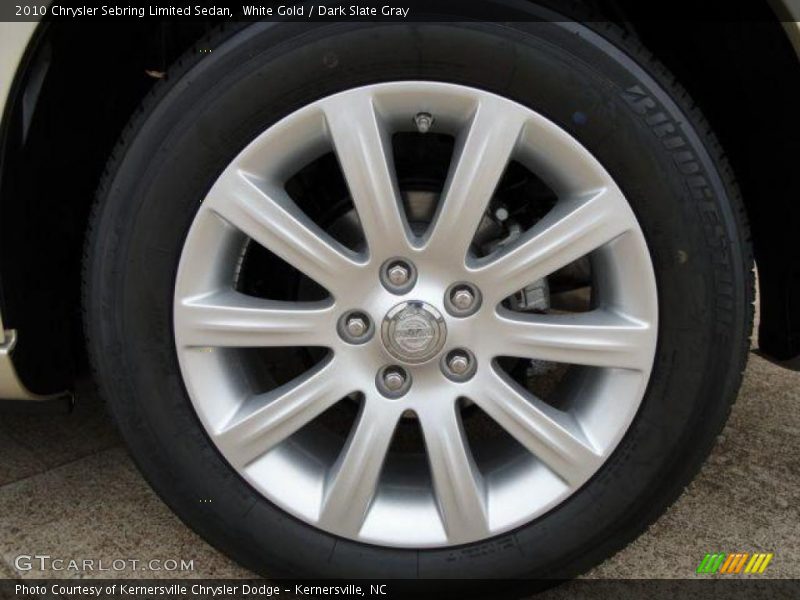White Gold / Dark Slate Gray 2010 Chrysler Sebring Limited Sedan