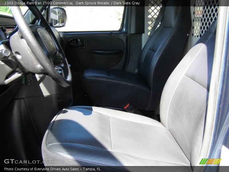 Dark Spruce Metallic / Dark Slate Gray 2003 Dodge Ram Van 2500 Commercial
