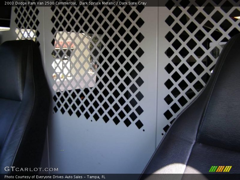 Dark Spruce Metallic / Dark Slate Gray 2003 Dodge Ram Van 2500 Commercial