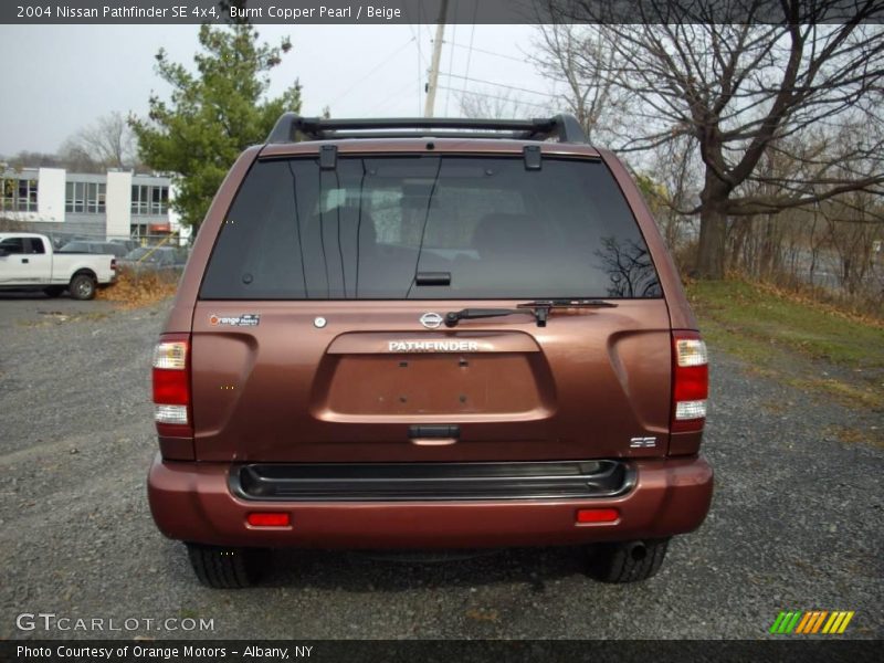 Burnt Copper Pearl / Beige 2004 Nissan Pathfinder SE 4x4