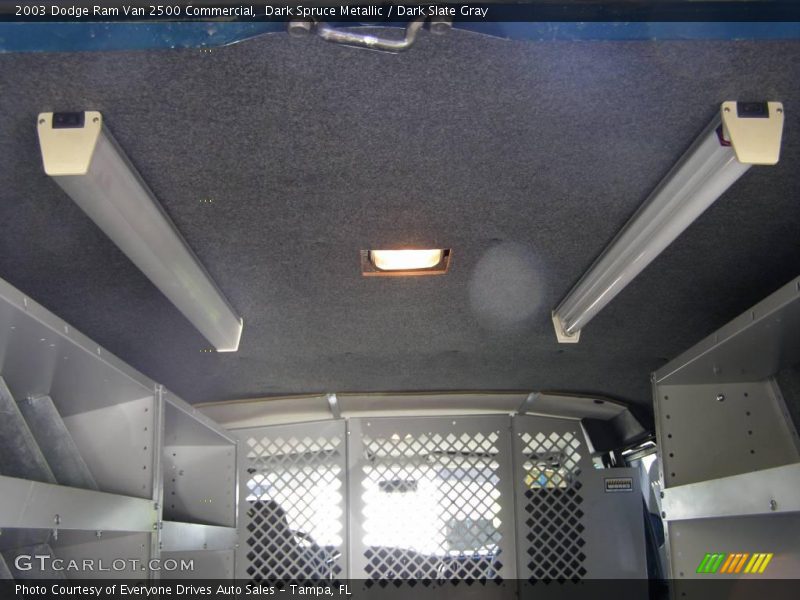 Dark Spruce Metallic / Dark Slate Gray 2003 Dodge Ram Van 2500 Commercial