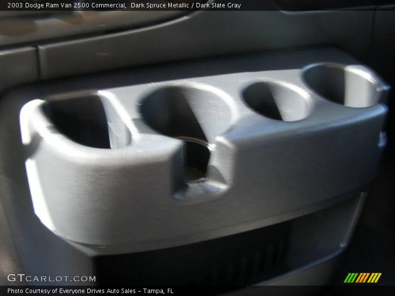 Dark Spruce Metallic / Dark Slate Gray 2003 Dodge Ram Van 2500 Commercial