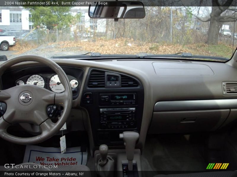 Burnt Copper Pearl / Beige 2004 Nissan Pathfinder SE 4x4