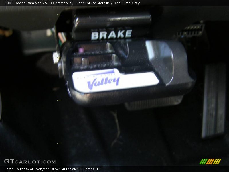 Dark Spruce Metallic / Dark Slate Gray 2003 Dodge Ram Van 2500 Commercial