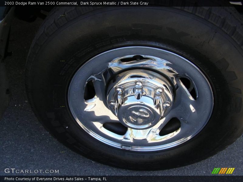 Dark Spruce Metallic / Dark Slate Gray 2003 Dodge Ram Van 2500 Commercial