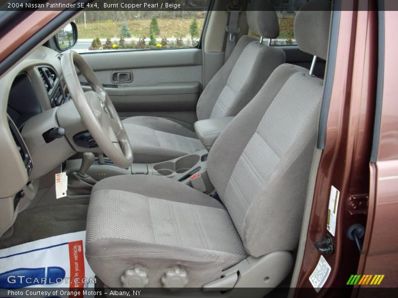 Burnt Copper Pearl / Beige 2004 Nissan Pathfinder SE 4x4