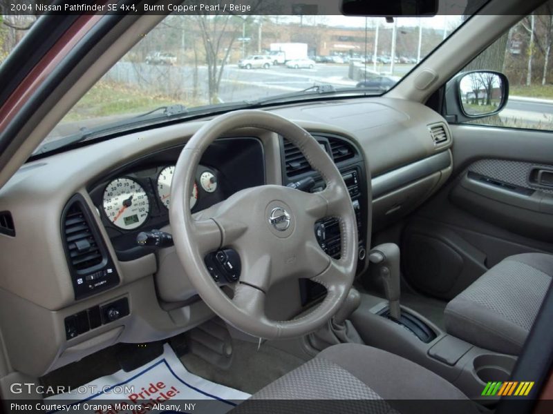 Burnt Copper Pearl / Beige 2004 Nissan Pathfinder SE 4x4