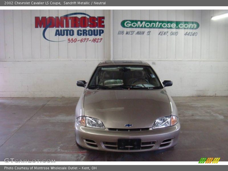 Sandrift Metallic / Neutral 2002 Chevrolet Cavalier LS Coupe
