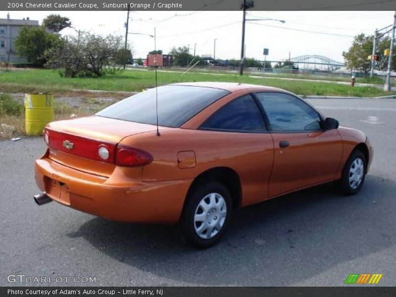 Sunburst Orange / Graphite 2004 Chevrolet Cavalier Coupe