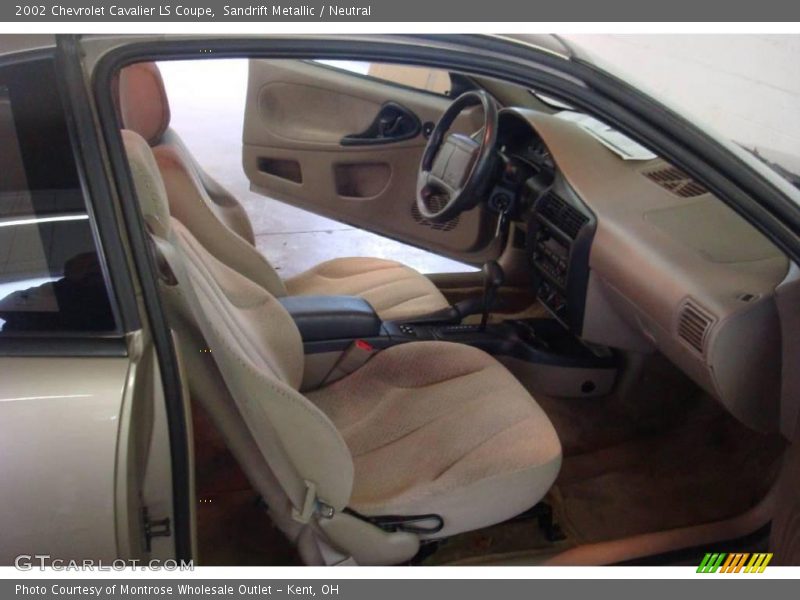 Sandrift Metallic / Neutral 2002 Chevrolet Cavalier LS Coupe
