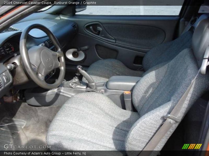 Sunburst Orange / Graphite 2004 Chevrolet Cavalier Coupe