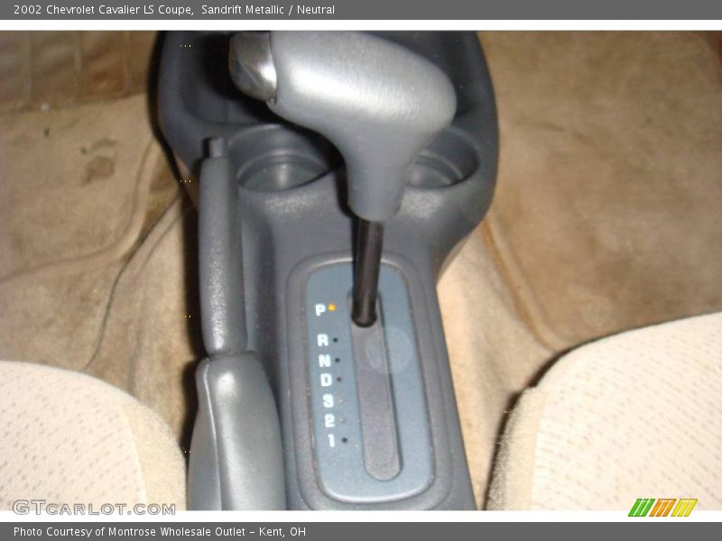 Sandrift Metallic / Neutral 2002 Chevrolet Cavalier LS Coupe