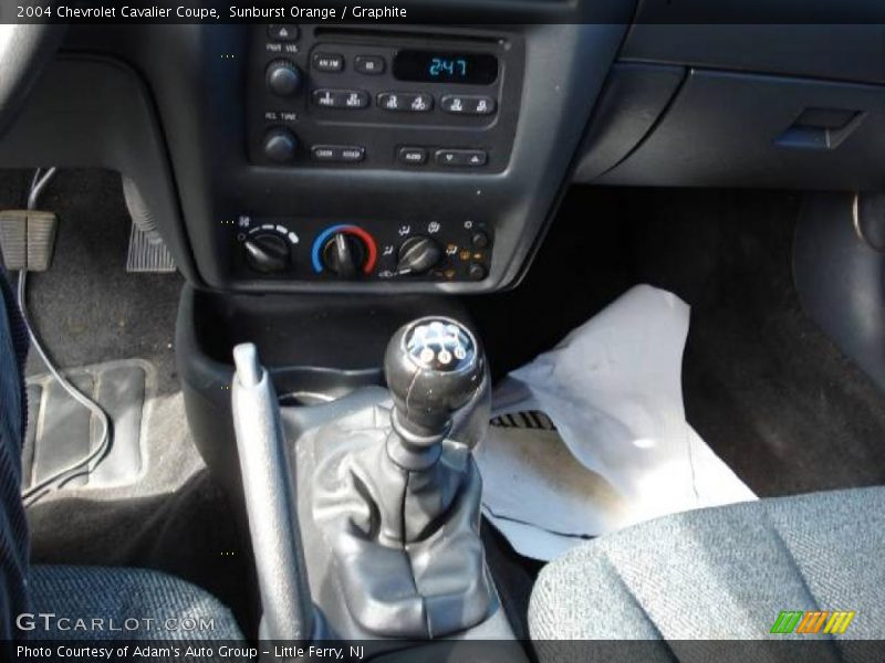 Sunburst Orange / Graphite 2004 Chevrolet Cavalier Coupe