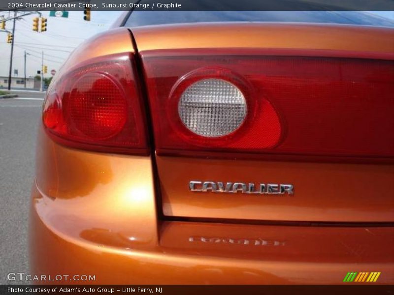 Sunburst Orange / Graphite 2004 Chevrolet Cavalier Coupe