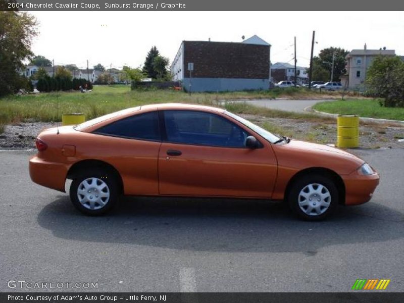 Sunburst Orange / Graphite 2004 Chevrolet Cavalier Coupe