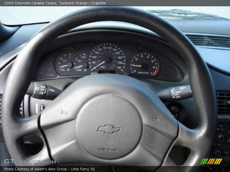Sunburst Orange / Graphite 2004 Chevrolet Cavalier Coupe