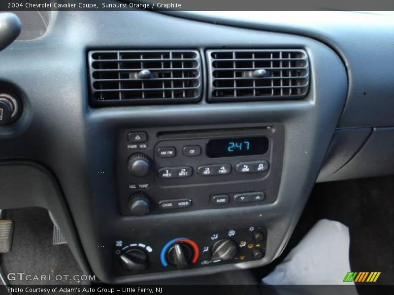 Sunburst Orange / Graphite 2004 Chevrolet Cavalier Coupe