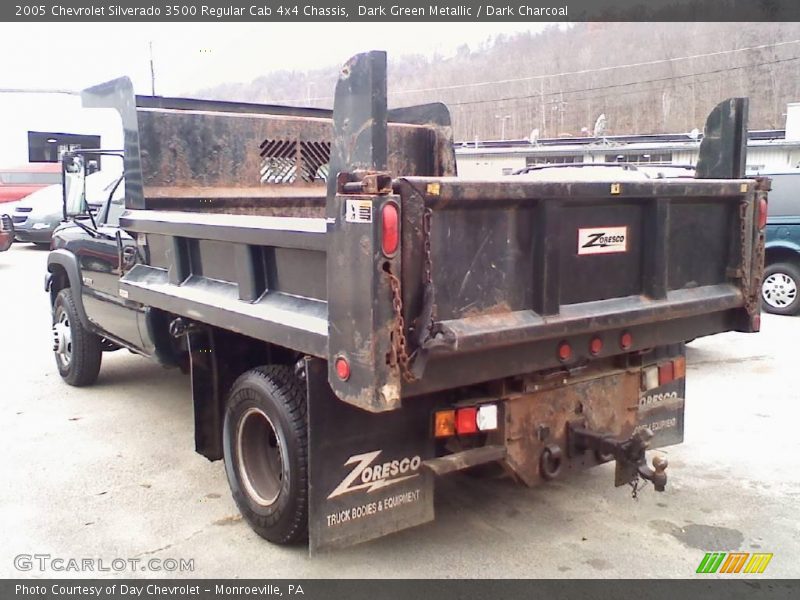 Dark Green Metallic / Dark Charcoal 2005 Chevrolet Silverado 3500 Regular Cab 4x4 Chassis