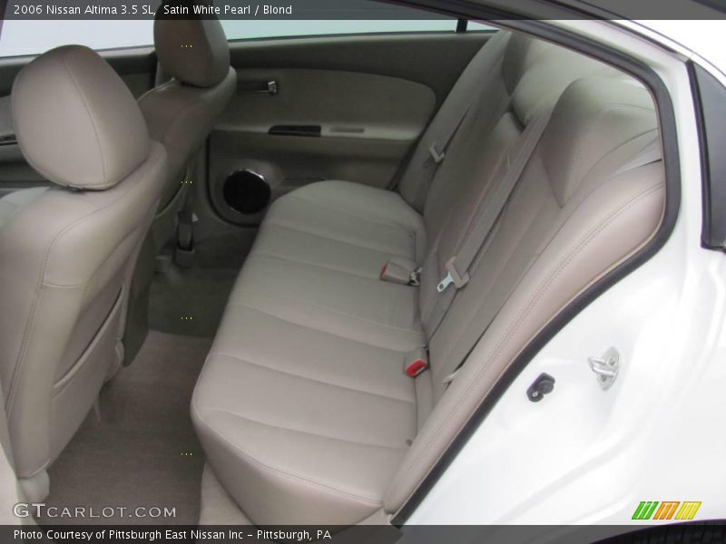 Satin White Pearl / Blond 2006 Nissan Altima 3.5 SL