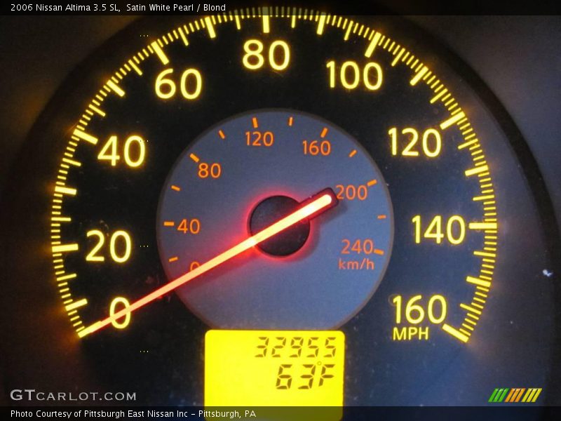 Satin White Pearl / Blond 2006 Nissan Altima 3.5 SL