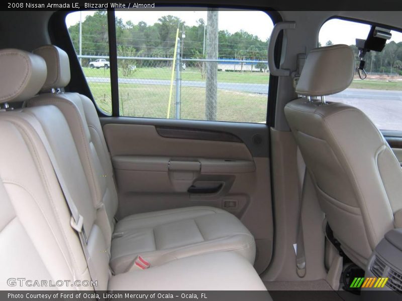 Blizzard White / Almond 2008 Nissan Armada LE