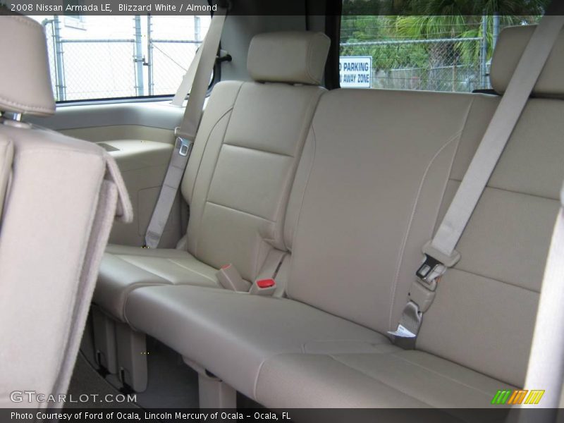 Blizzard White / Almond 2008 Nissan Armada LE