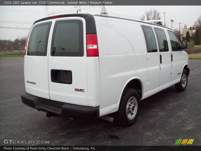 Summit White / Medium Pewter 2003 GMC Savana Van 2500 Commercial