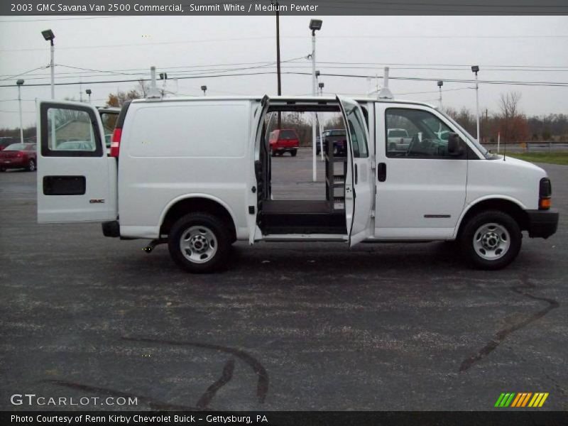 Summit White / Medium Pewter 2003 GMC Savana Van 2500 Commercial