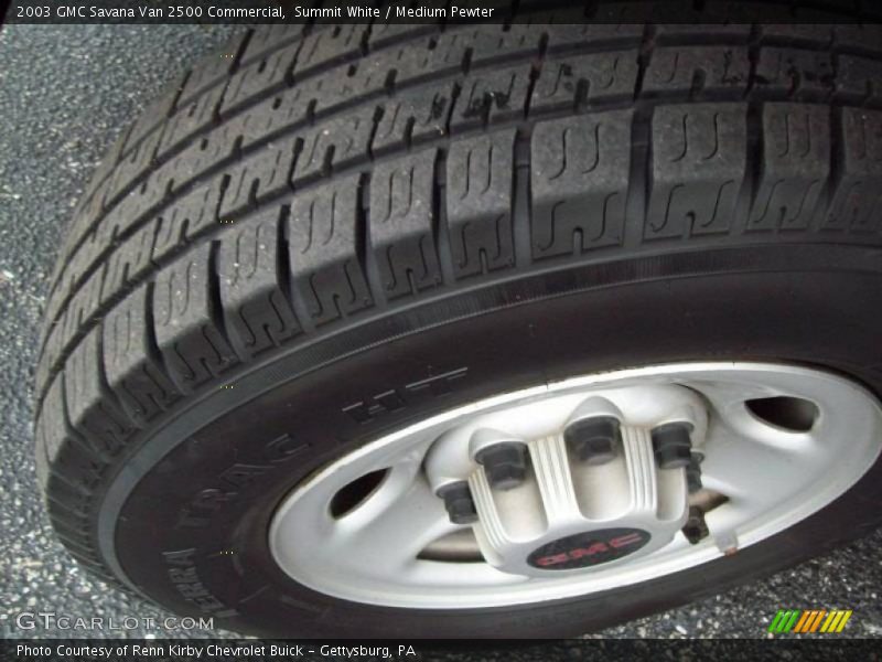 Summit White / Medium Pewter 2003 GMC Savana Van 2500 Commercial