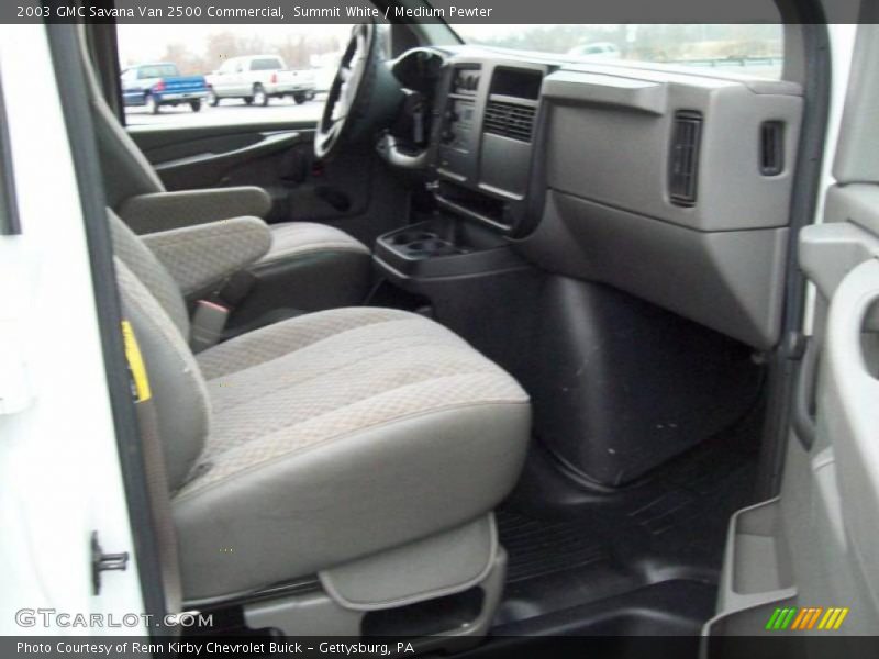 Summit White / Medium Pewter 2003 GMC Savana Van 2500 Commercial