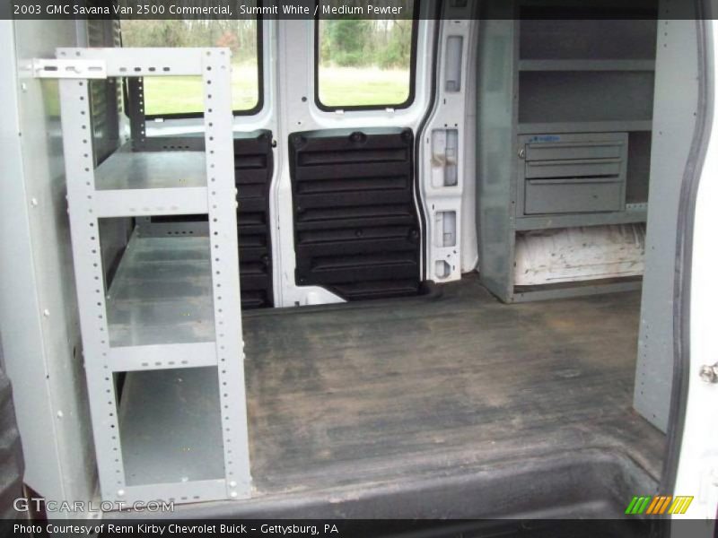 Summit White / Medium Pewter 2003 GMC Savana Van 2500 Commercial