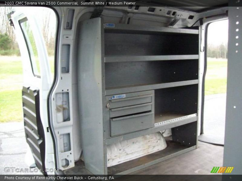 Summit White / Medium Pewter 2003 GMC Savana Van 2500 Commercial