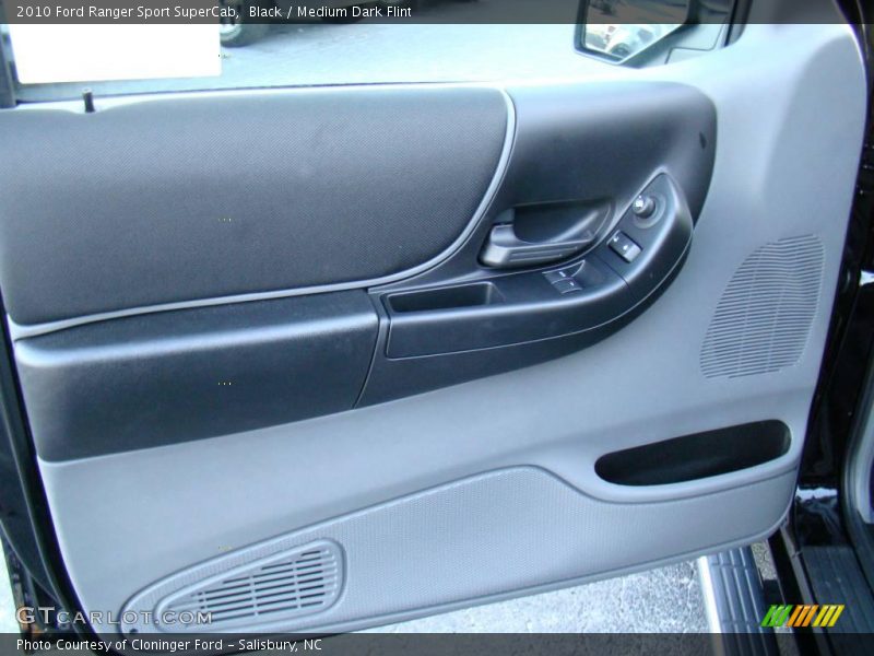 Black / Medium Dark Flint 2010 Ford Ranger Sport SuperCab