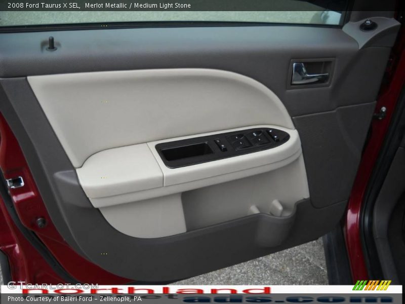 Merlot Metallic / Medium Light Stone 2008 Ford Taurus X SEL