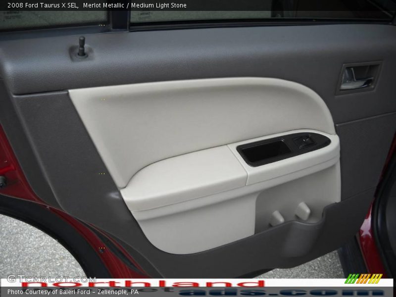 Merlot Metallic / Medium Light Stone 2008 Ford Taurus X SEL
