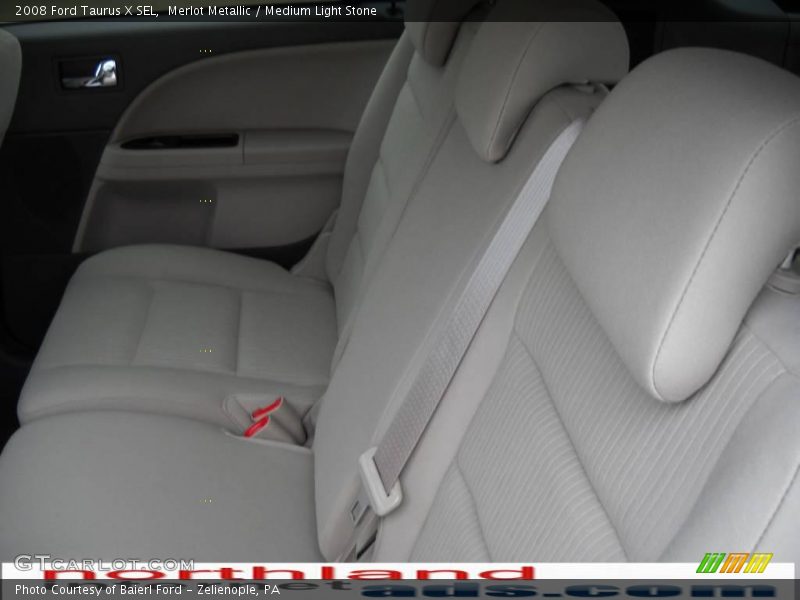 Merlot Metallic / Medium Light Stone 2008 Ford Taurus X SEL