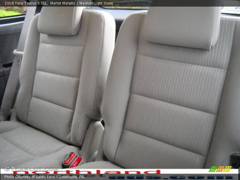 Merlot Metallic / Medium Light Stone 2008 Ford Taurus X SEL